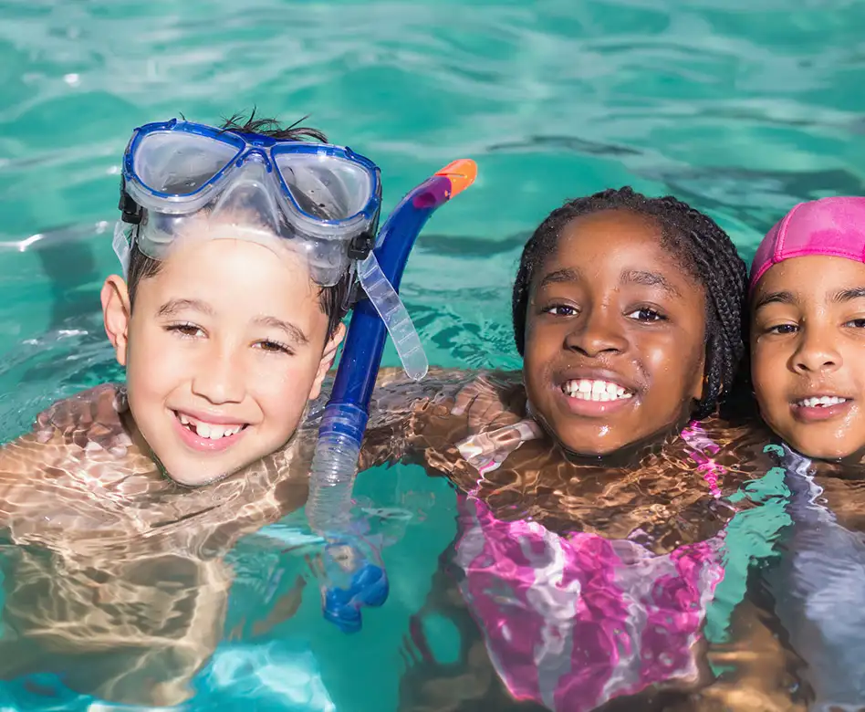 Kids at Hotel Swimming Pool
